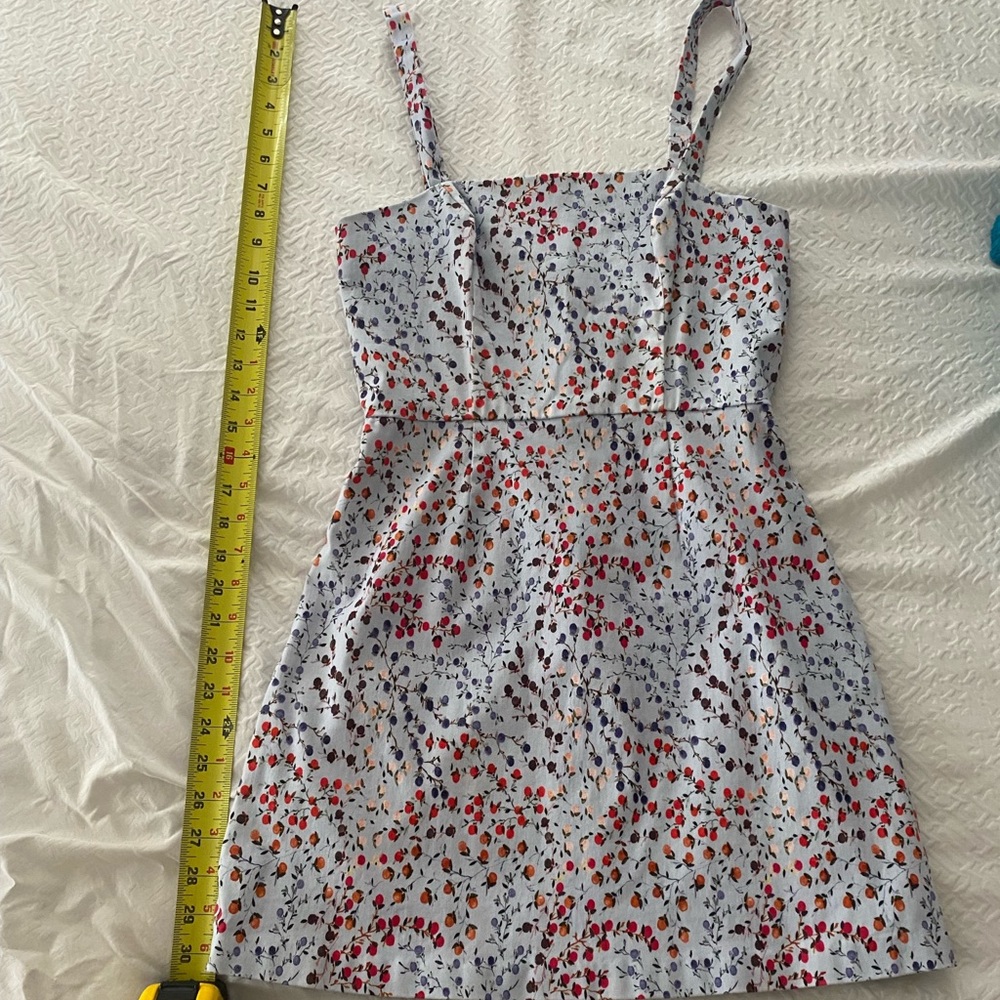 Multicolor Flower Mini Dress - Picture 6 of 6